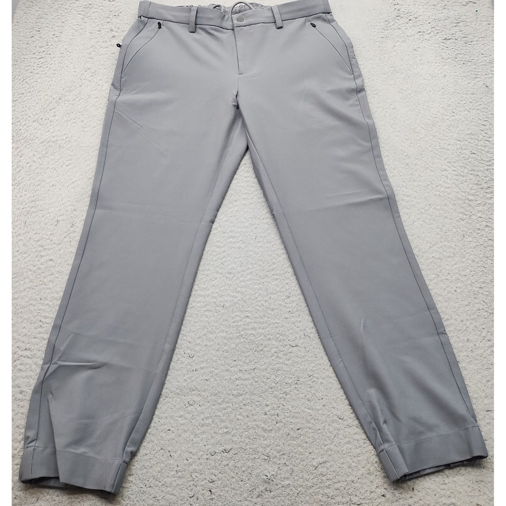 Dunning Golf Jogger Pants Mens 32 Gray Performance Stretch Quick Dry D7F24P085